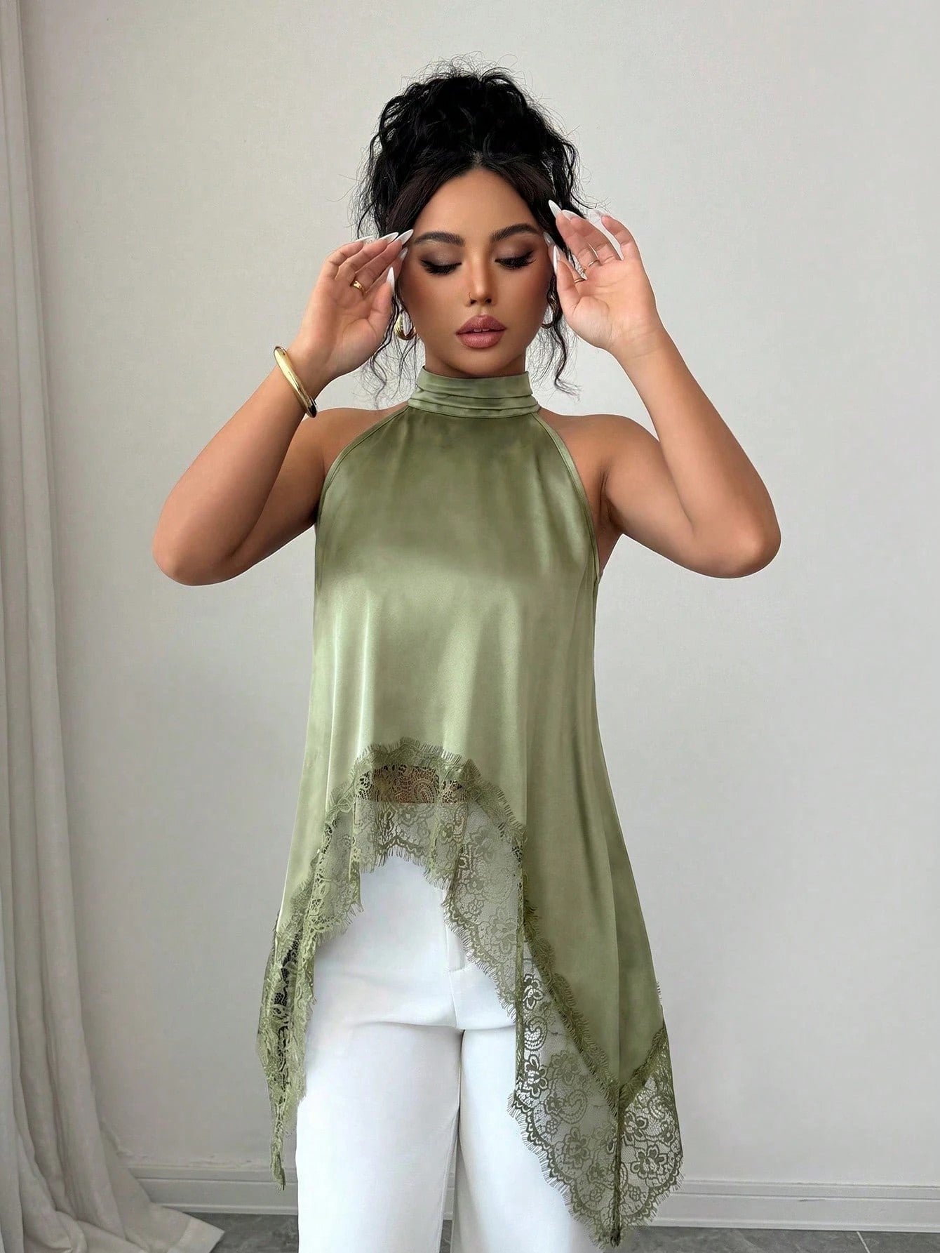 💚Yaşıl Qadın Bluzu